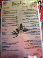 Daughter Thai menu