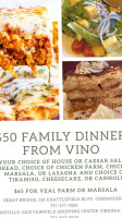 Vino Italian Bistro menu