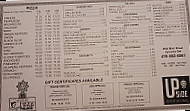 Upside Brewing menu