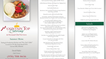 Mountain Top Catering food