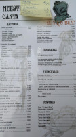 El Viejo Buzo menu