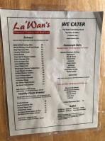 La'wan's Soul Food menu