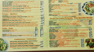 Super Burrito menu