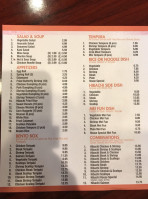 Sakura Express menu