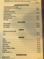 Chuy's menu