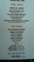 Las Palmeras menu