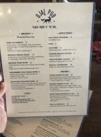 Ojai Pub menu