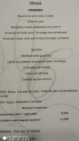 Clàudia menu