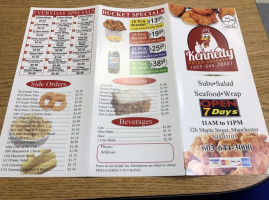 Crown Fried Chicken menu