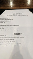 Titaya's Thai Cuisine menu