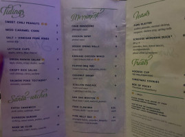 Shore Leave menu