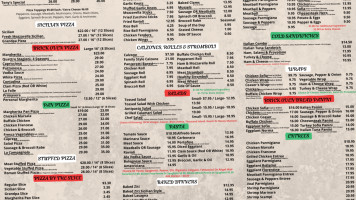 Tony's Brick Oven menu