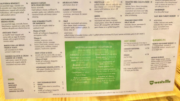 Westville Hells Kitchen menu