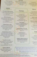 Le Pain Quotidien menu