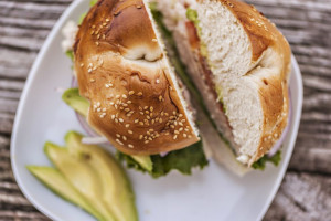 Barrier Island Bagels food