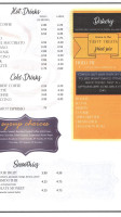 Java Blend Cafe menu