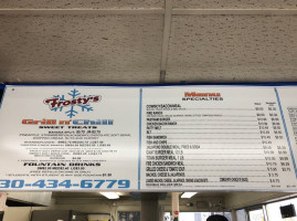 Frosty’s Grill N’ Chill menu