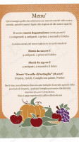 Cascina Rio Rocca menu