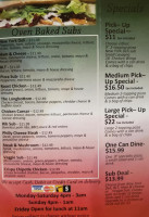 Little Italy Pizzeria menu