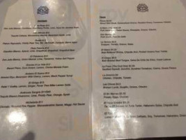 Plomo Tequila Taco menu