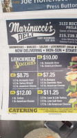 Marinucci's Deli Port Richmond menu