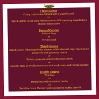 Buccacino's Cucina Italiana menu