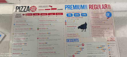 Four Star Pizza menu