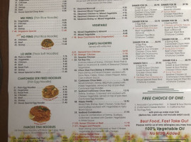 Blessings Eatery menu