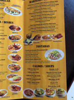 Taqueria Comidas Sabrosas menu