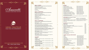 Boulangerie Pâtisserie Amaretti menu