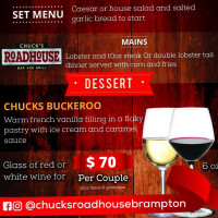 Chuck’s Roadhouse Bar And Grill food