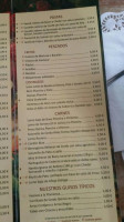 Casa Miguel menu