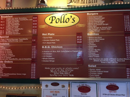 Pollo menu