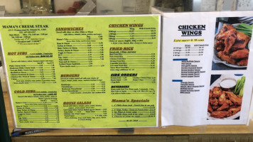 Mama's Cheesesteak menu