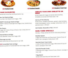 Wimpy's menu