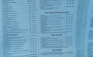 Pampalini Pizzéria és Étterem menu