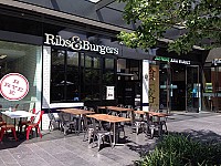 Ribs & Burgers inside