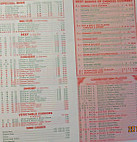 Yummy Chinese menu