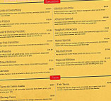 Tres Hermanos Nunez menu