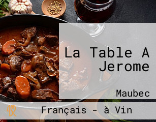 La Table A Jerome