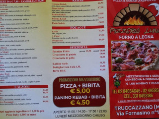 Pizzeria Luna Forno A Legna Pizza Kebab D'asporto (consegne A Domicilio)