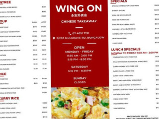 Wing On Chinese Take Away