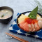 Yī Fān Guī Qīn Gàn Bèi Jǐng Fù Tāng Huò Yǐn Pǐn Special Salmon And Roe Donburi With Soup Or Beverage