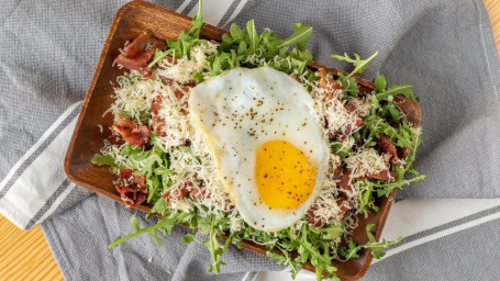 Arugula Runny Egg Salad