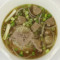 Pho Tai Bo Vien Rice Noodles With Rare Beef Beef Ball