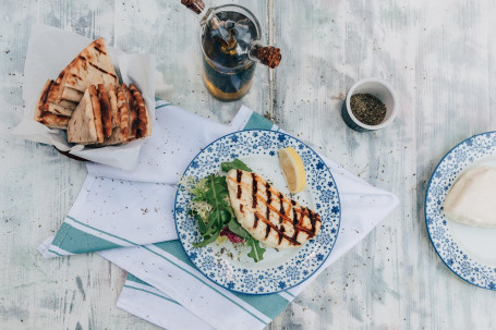 Halloumi Cheese On The Grill (Vegeterian)