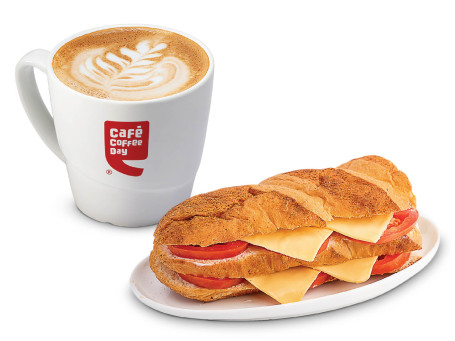 Double Decker Cheese Tomato Sw N Cappuccino