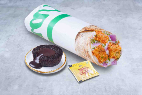 Cheese Melt Paneer Wrap Choco Lava