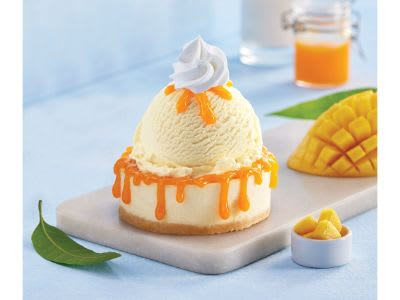 Lody Waniliowe Z Sernikiem W Sosie Mango