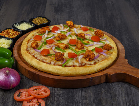 Desi Schezwan Chicken Tikka Pizza